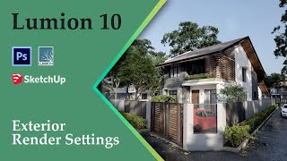 Lumion 10 Material amp Render Settings Included Setting File [upl. by Iain]