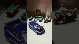 Kaido House Minigt Nissan Skyline Chevrolet Diecast Diorama kaidohouse minigt greenlight carlomo [upl. by Odlareg871]