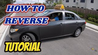 HOW TO REVERSE A CARDRIVING TUTORIAL automatic car driving [upl. by Philippa146]