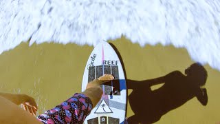 BASIC SKIMBOARDING TRICKS W 3X World Champion Skimboarder Blair Conklin [upl. by Saucy]