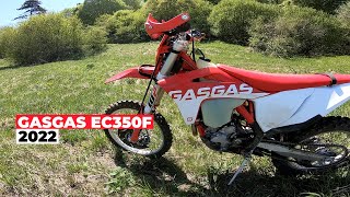 GasGas EC350F 2022 FIRST RIDE IMPRESIONS [upl. by Inohs]