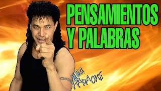 😎 PENSAMIENTOS Y PALABRAS  Jean Carlos 🎤MAS KARAOKE cuarteto [upl. by Tillinger]