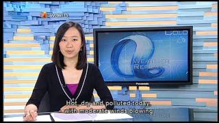 國際台 Heyling Chan Weather report 20110529 [upl. by Onida]