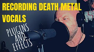 RECORDING DEATH METAL VOCALS Plugins and Effects [upl. by Bagley59]