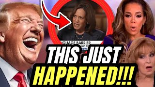 The View Host FREAKS OUT LOSING IT After Kamala Fox News Interview ENDS Her CAMPAIGN LIVE OnAir [upl. by Nileuqcaj]