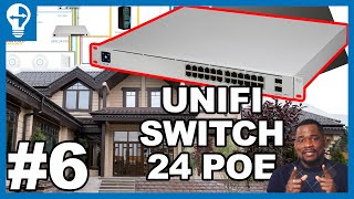 6 Installation of the UniFi Switch 24 PoE for My Home Network  UniFi Network  USW 24 POE [upl. by Adnema]