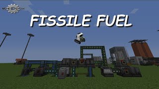 How to create Fissile Fuel in Mekanism  Easy Setup [upl. by Aibonez]