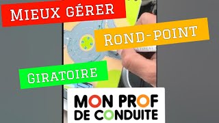 Mieux gérer les rond point et giratoire permis  moniteur parcours examen [upl. by Calderon943]