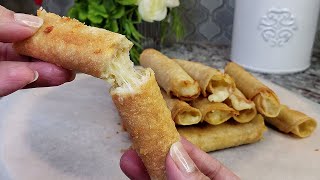 Potato and Cheese FLAUTAS  POTATO ROLLED TACOS  Crispy Taquitos Recipe [upl. by Ragg]