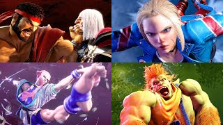 STREET FIGHTER 6  All Supers amp Critical Arts All Characters  4K 60ᶠᵖˢ ✔ [upl. by Nylarac308]