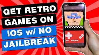 Play Emulators On iPhone amp iPad  NO JAILBREAK NES SNES GB GBC GBA SMS GG [upl. by Wilterdink]