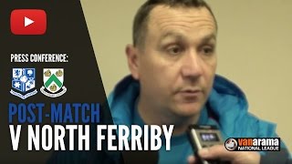 POSTMATCH Micky Mellon North Ferriby h [upl. by Diego]