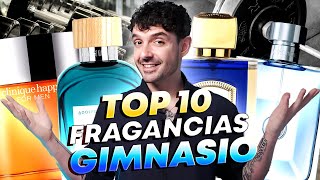 TOP 10 Fragancias GIMNASIO Hombre en 2024 [upl. by Cirala]