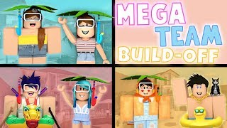 MEGA TEAM Summer BuildOff DaPandaGirl 2 vs 2 vs 2 [upl. by Corbie591]