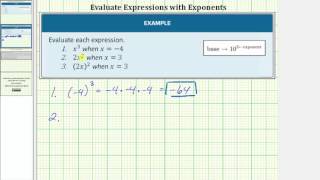 Evaluate Basic Exponential Expressions [upl. by Ahsinaj905]