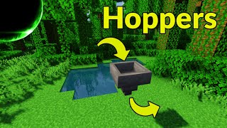 Hoppers Everything You Need to Know  Minecraft Redstone Engineering Tutorial [upl. by Nickolaus733]