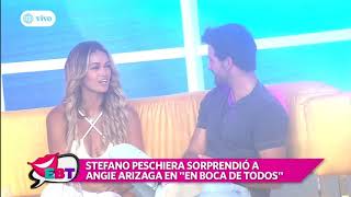 Angie Arizaga y Stefano Peschiera dijeron la verdad sobre misma cadena que lucen [upl. by Iramaj279]