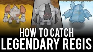 How to Unlock and Encounter the Legendary Regis  Pokémon Omega Ruby amp Alpha Sapphire How [upl. by Tuinenga]