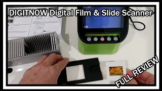 DIGITNOW Digital Film amp Slide Scanner 35mm 110 126 and Super 8 8mm Film Converter FULL REVIEW [upl. by Upshaw]