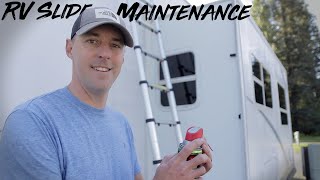 RV Slide Maintenance And Tips [upl. by Steffane]