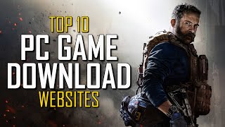 Top 10 Best VIDEO GAME DOWNLOAD Websites for PC [upl. by Ahsimin570]