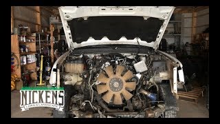 Removing a Duramax LMM Engine  Part 1 [upl. by Nimad701]