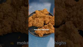 Easy Fried Chicken Thighs shorts friedchicken [upl. by Coughlin]