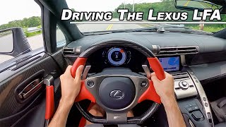 Driving The Lexus LFA  9000 RPM V10 Supercar POV Binaural Audio [upl. by Jonas]