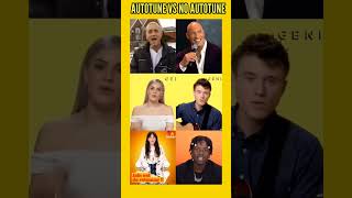 AUTOTUNE vs NO AUTOTUNE shorts viralshorts tharock eminem autotunevsnoautotune [upl. by Sams]