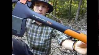 Fiskars Axe X10 Review [upl. by Ellehcsor]