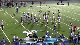 2023 Livestream  IMG Academy Football National vs Glenville [upl. by Ellehcam389]