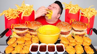 Extra Cheesy McDonalds • MUKBANG [upl. by Brighton]