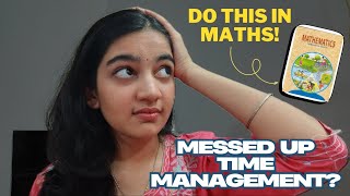 Maths Board Exam Time Management ⏳  Dont Repeat Your Hindi Exam Mistakes [upl. by Alikam540]