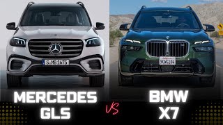 2025 BMW X7 vs Mercedes Benz GLS Class  Ultimate Luxury SUV Comparison Which One is Best [upl. by Asum158]