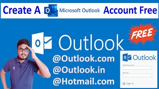 How To Create A Microsoft Outlook Account Free In 2022  Create Microsoft Outlook Email Address 2022 [upl. by Ardnaik]