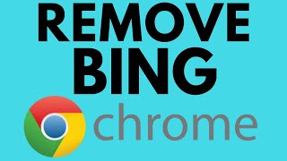 How to Fix Google Chrome Search Engine Changing to Bing  Remove Bing Search [upl. by Karlene]