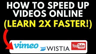 How To Speed Up Videos Online Cut Learning Time In Half [upl. by Shaughn]