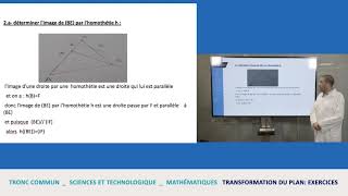 Maths Tronc Commun  Transformation dans le plan Exercices [upl. by Compton]