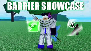 Barrier Fruit Showcase In Blox Fruits [upl. by Nivets]