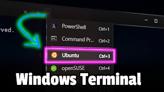 Windows Terminal and WSL Config Fast Simple and Easy Guide [upl. by Ahsieym]