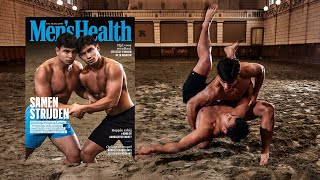 Mens Health covershoot Marcel amp Tyrone Sterkenburg [upl. by Anitak490]