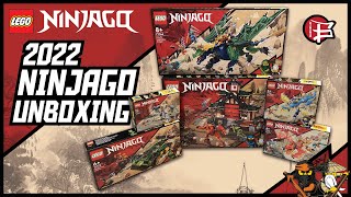 LEGO Ninjago 2022 Sets Unboxing [upl. by Atinrehs]