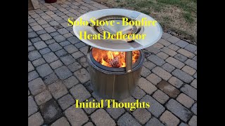 Solo Stove Bonfire  Heat Deflector [upl. by Shriver957]