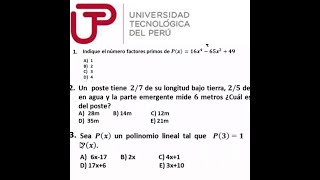 Examen de Admision UTP 2021 Solucionario de ejercicios tipo  via Skype [upl. by Allmon43]