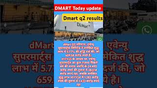 dmart q2 resultsdmart result todaydmart share latest newsdmart share newsdmart resultdmartshare [upl. by Kandy]