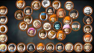 All characters cards in the game LEGO Harry Potter Years 57 [upl. by Kolnick]