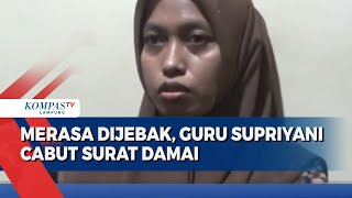 Merasa Dijebak Guru Supriyani Cabut Surat Damai dengan Aipda WH [upl. by Idnal]