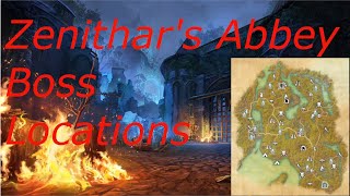 Zenithars Abbey Dungeon  Boss Locations [upl. by Nikita]