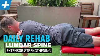 Strengthening your lower back muscles  Tim Keeley  Physio REHAB [upl. by Akinet266]