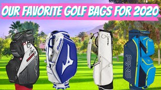 THE BEST GOLF BAGS FOR 2020  OUR REVIEW OF THE TOP STAND BAGS CART BAGS AND TOUR STAFF GOLF BAGS [upl. by Anidene828]